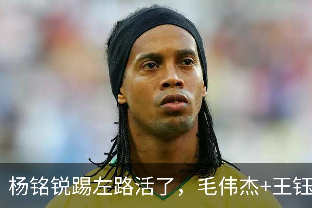 杨铭锐踢左路活了，毛伟杰+王钰栋国足未来双雄，大连3将身背3黄